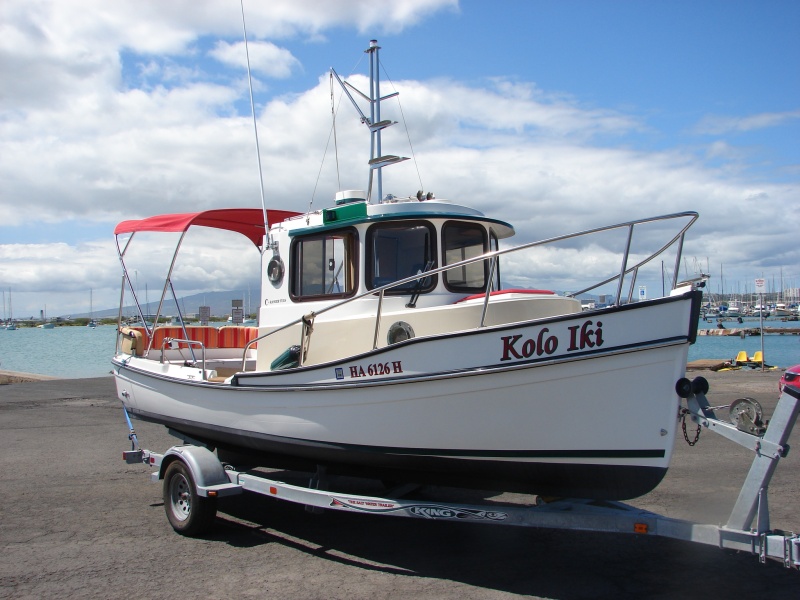Launching from Kee'hi Small Boat Harbor ramp 9/27/08