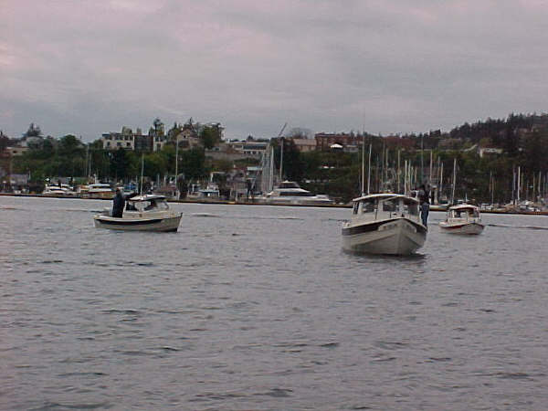 Leaving after impressing Friday Harbor with the C-Brat Fleet.JPG