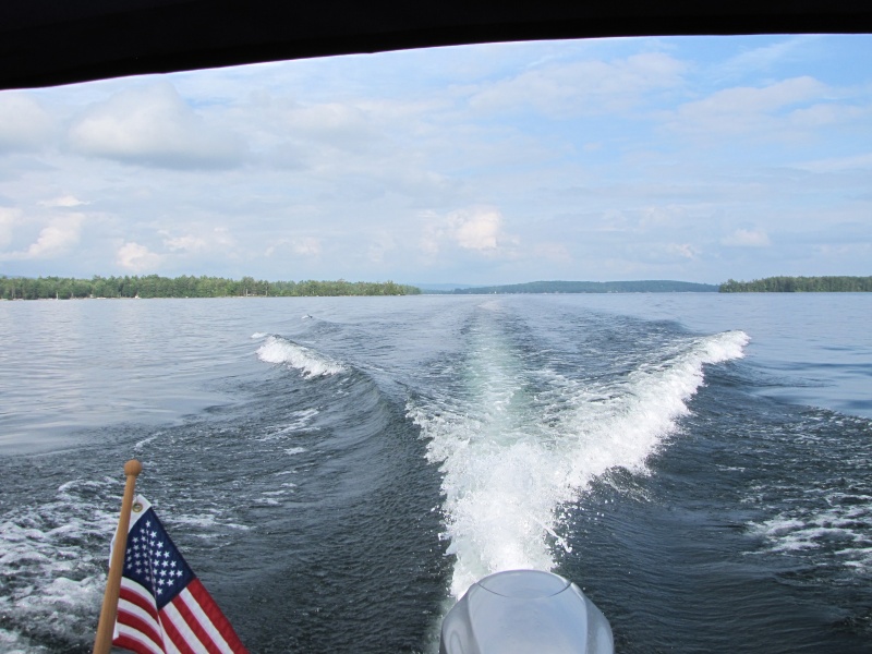 Leaving Braun Bay. 8/7/11