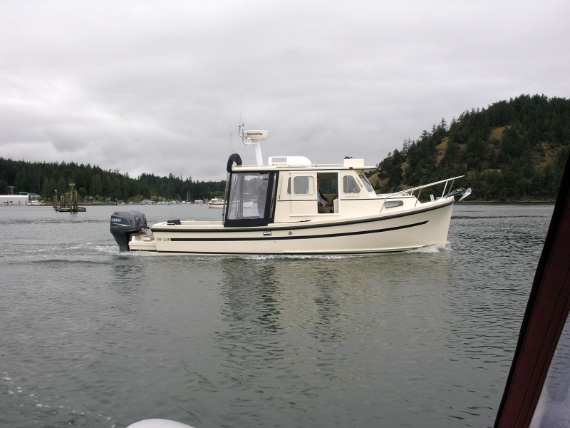 Leaving Cornet Bay