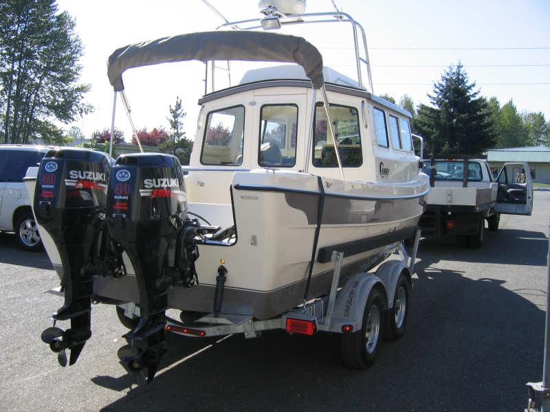 Leaving factory for sea trial with Scott mathews