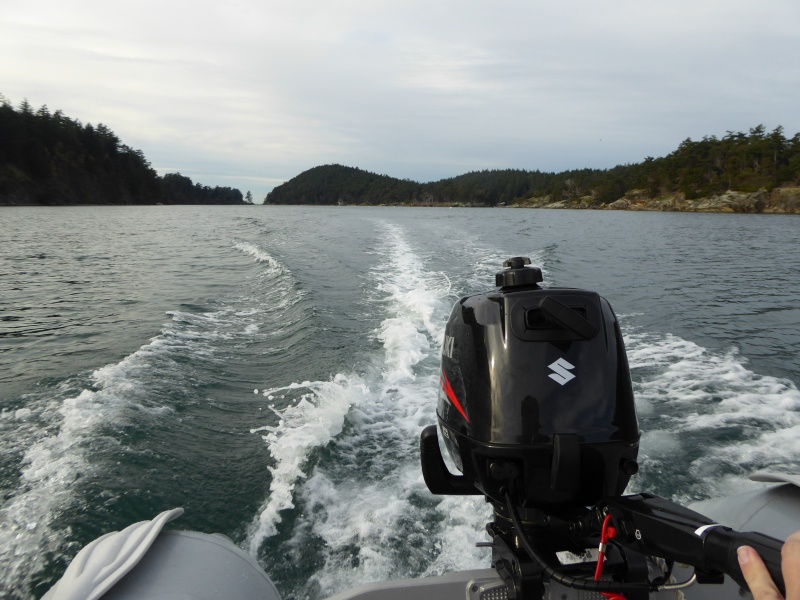 Leaving Fossil Bay