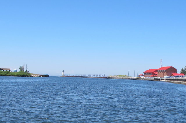 Leaving Manistee, MI harbor
