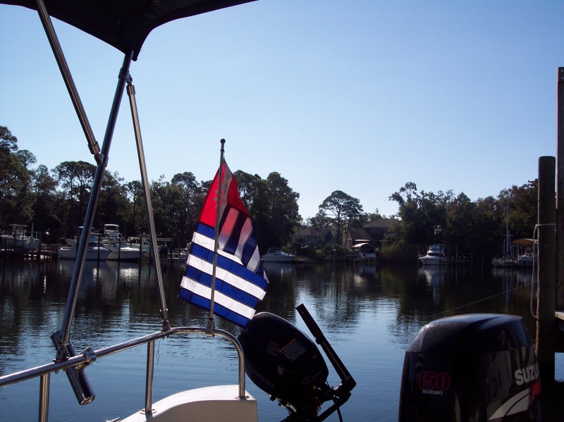 Leaving Marina at Blue Water Bay
