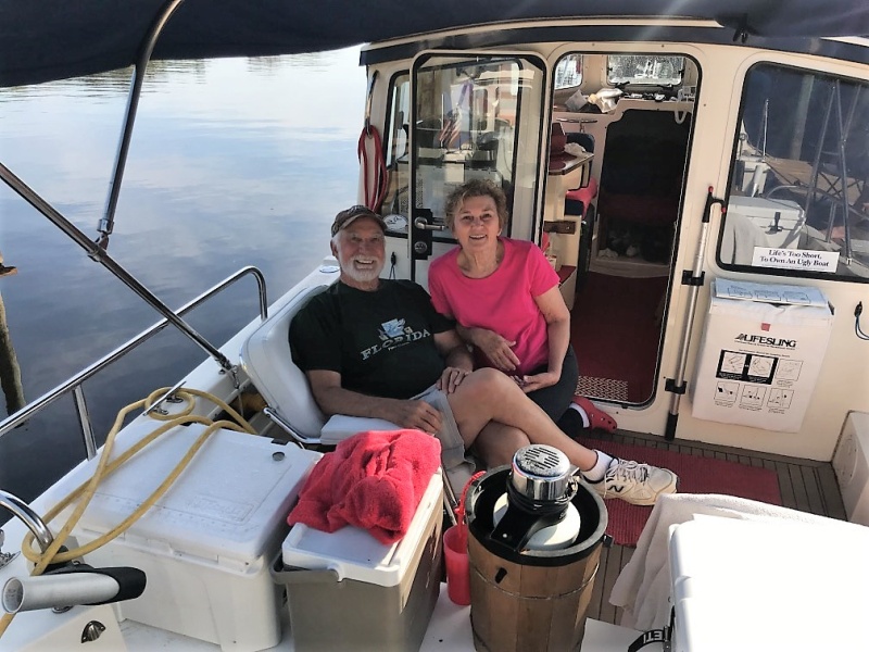 Lee and Jan on the Tully B