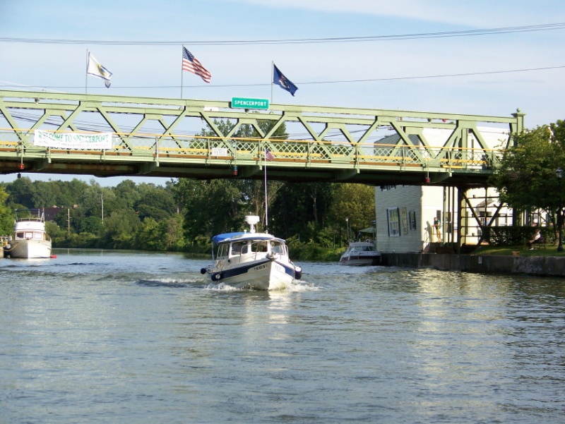 Lift bridge at Spencerport.