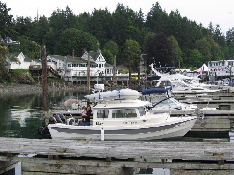 Lil Rascal at guest dock Roche Harbor