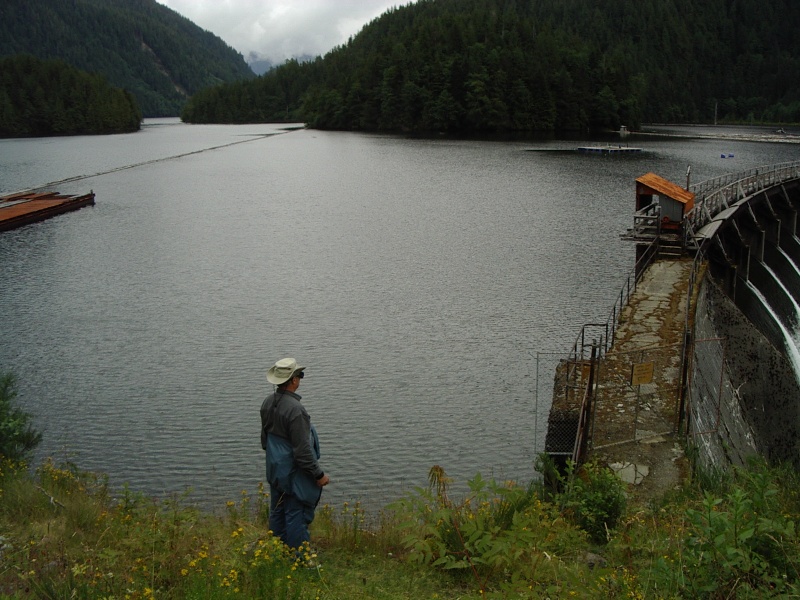 Link Lake - manmade, above the dam