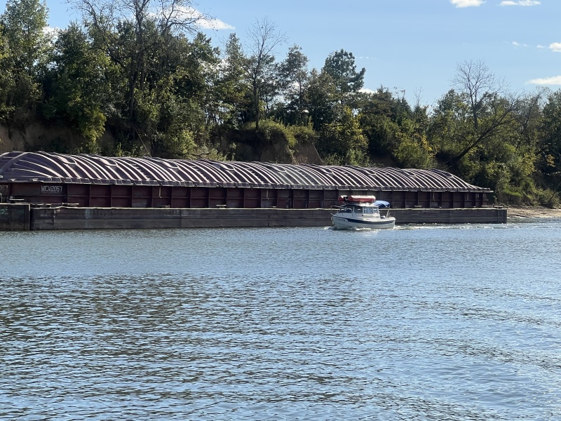 Little Joe by barges