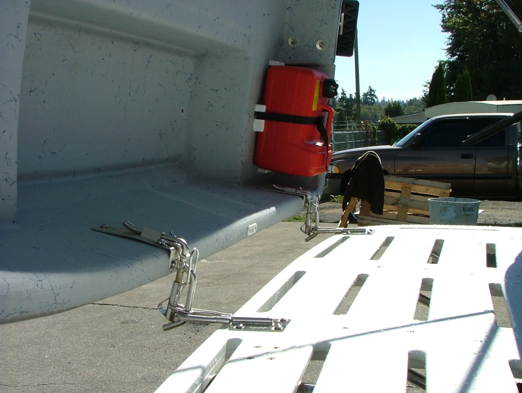 Livingston with davits