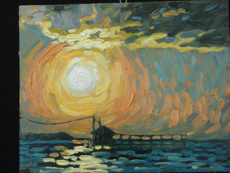 Local artist painting