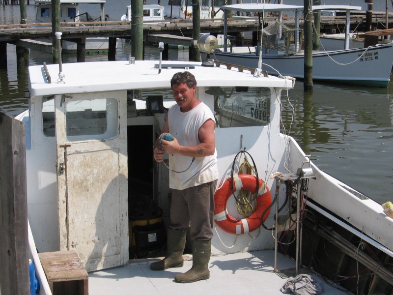 local waterman, wayne, oysters and crabs