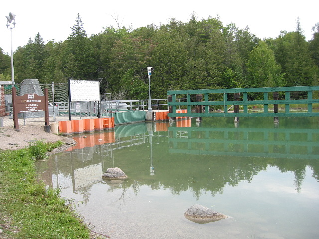 Lock on the Crooked River approaching Crooked Lake.
