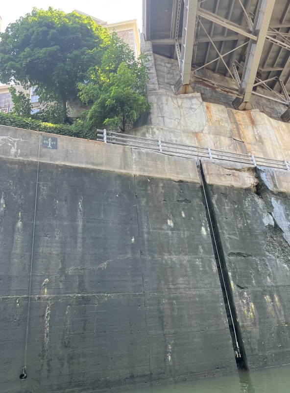 Lock wall 34