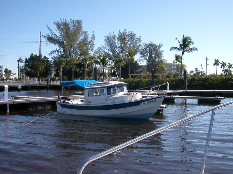 Look what we spotted at our home port! It's  Y-NOT from Ohio we think...