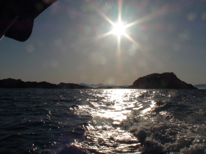Looking back at Cape Ommaney from the Gulf of Alaska side