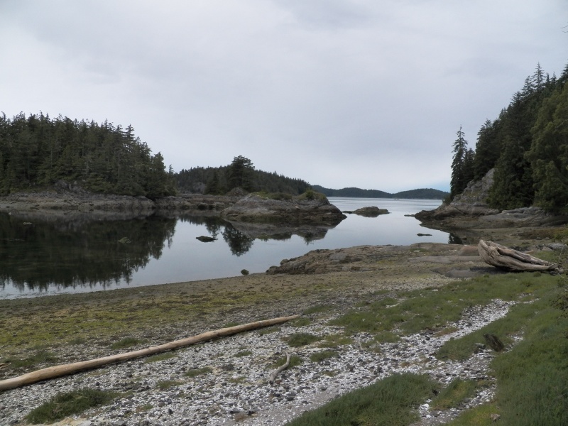 Looking east.