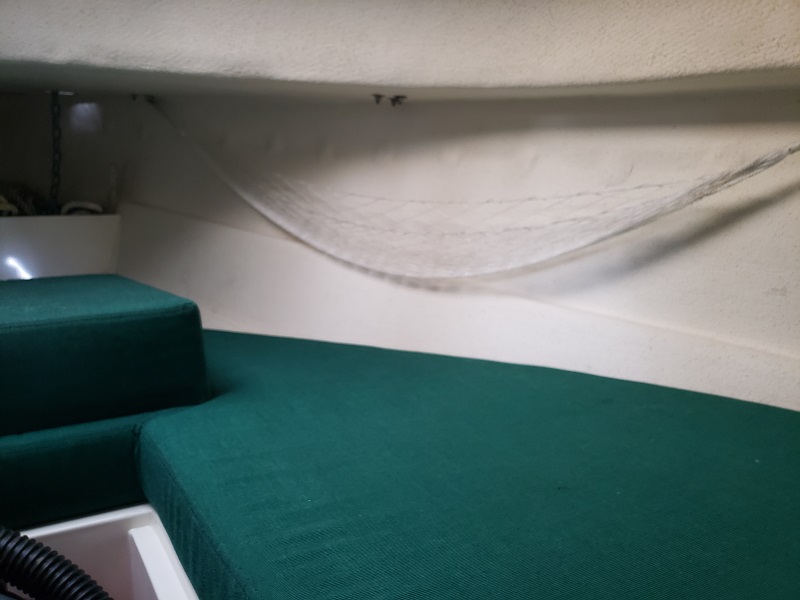 Looking forward - starboard cuddy berth