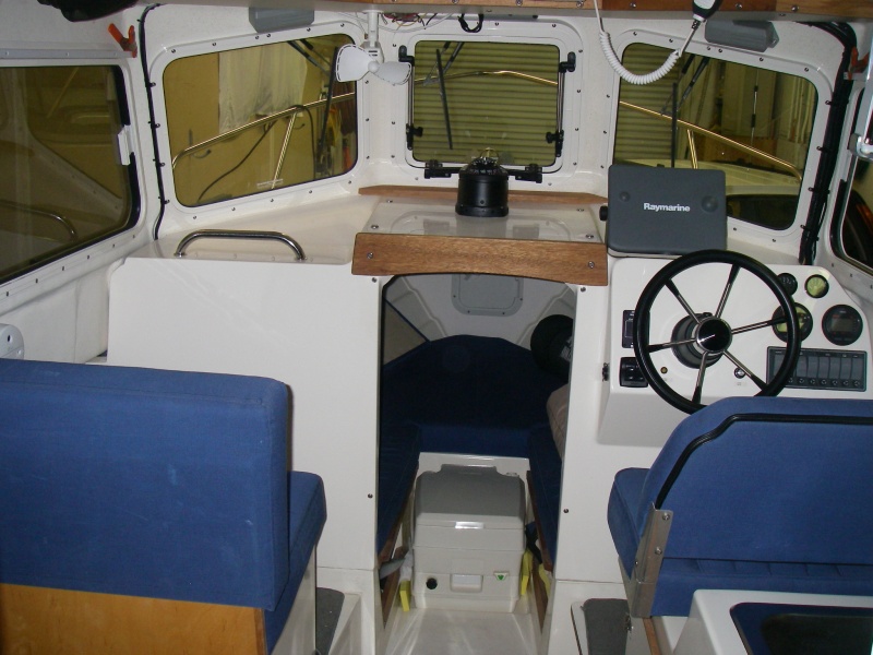 looking in cabin