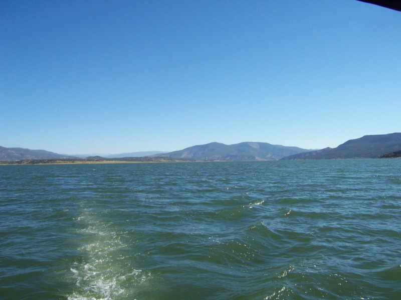 Looking north