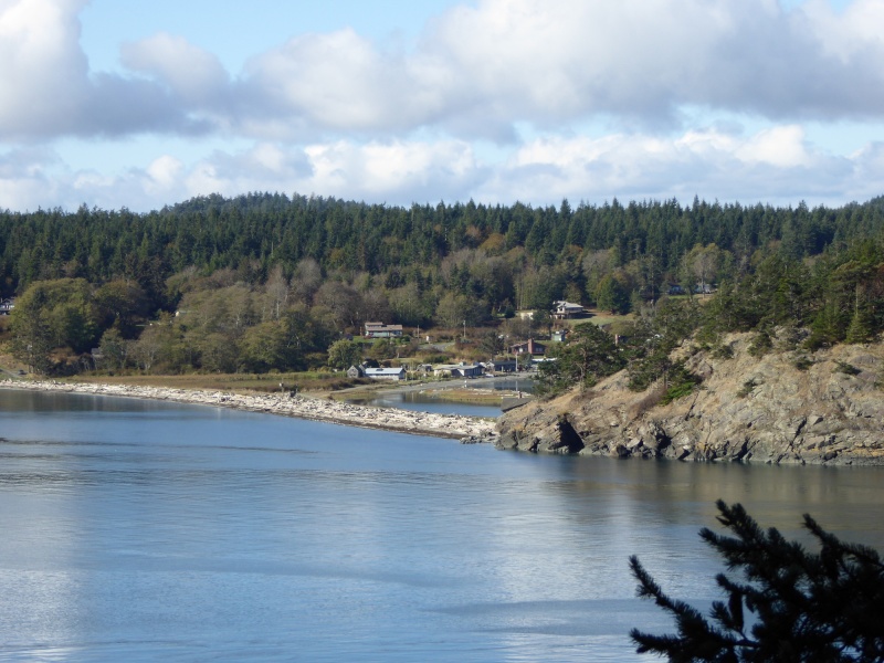 Looking over to Decatur Head, about 400 yards from James Island at the narrowest point.