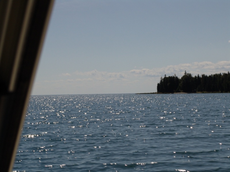 Looking south towards Lake Huron.