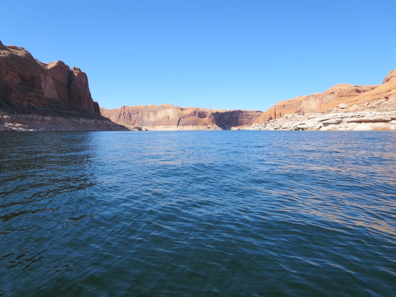 Looking towards the San Juan Arm Friday 9-20-13