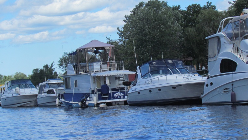 Loved the boats name, this the Ormocto Yacht club marina