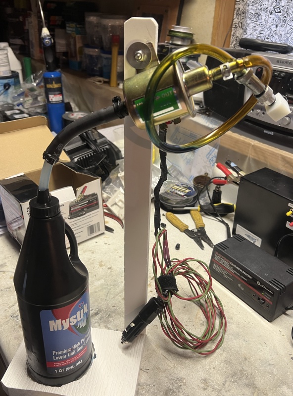 Lower Unit Oil Filler Pump
