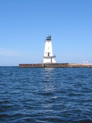 Ludington lighthouse.