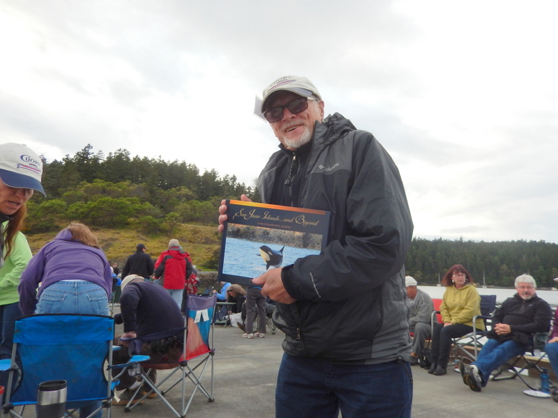 Lyle won--for having traveled the farthest to attend the gathering-- a coffee-table book about the San Juans
