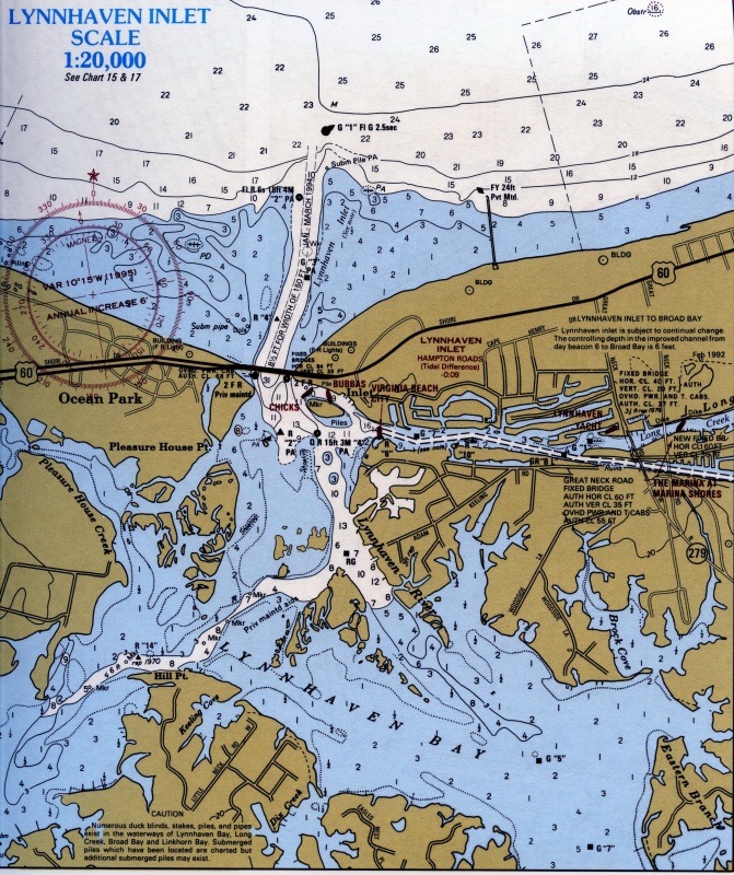 Lynnhaven Inlet Chart