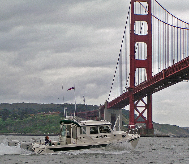 M/V Discovery Heading Out the Mighty Golden Gate