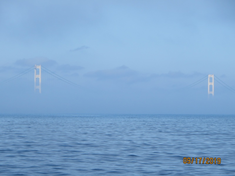 Mac bridge towers in the fog