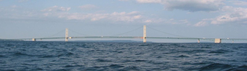 Mackinac Bridge, Midwest's answer to the Golden Gate