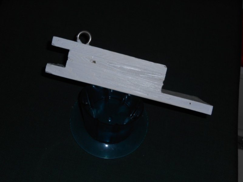 Made from 4 each 1/2" pieces of marine plywood and an eye bolt for the lock.