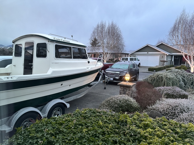 Made it home, safe and sound. Despite snow heading North around Hood Canal!