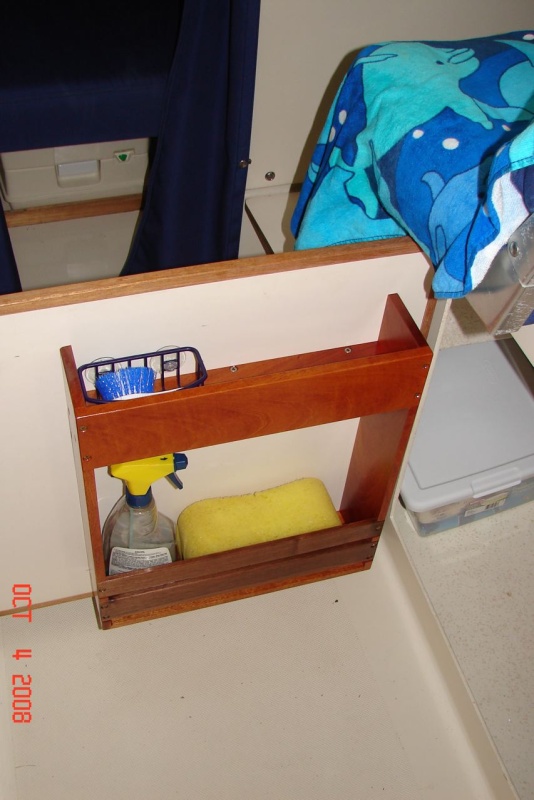 Mahogany organizer