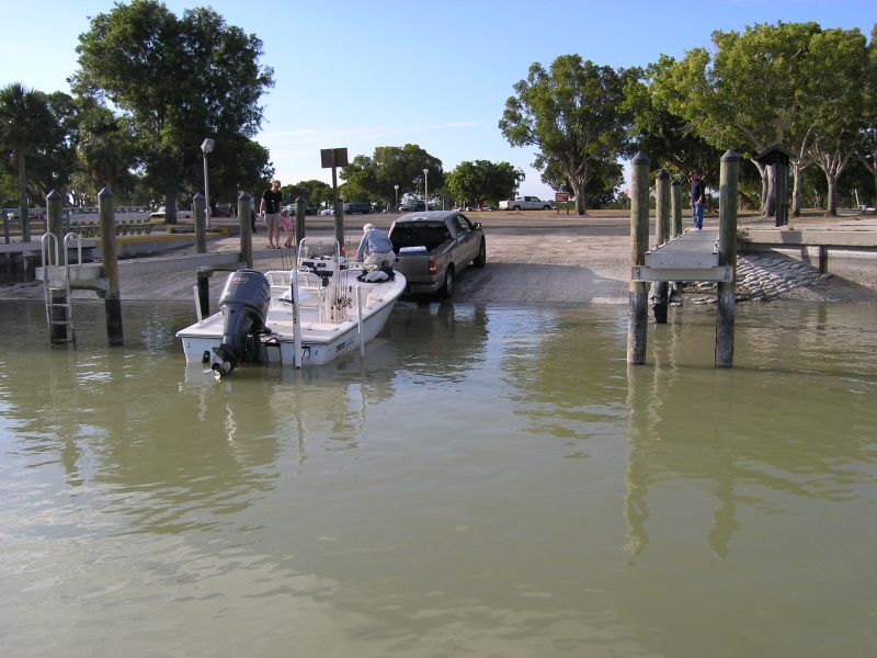 Main "big boat" launch at Flamingo
