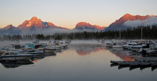 Marina at sunrise