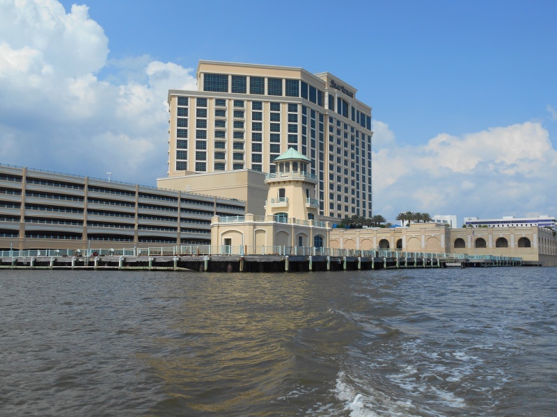 Marina entrance at Beau Revage Casino.