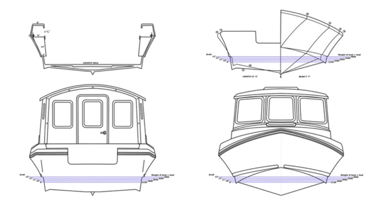 Marinaut Line Drawings 1 of 5 from http-:www.tolandmarine.com:drawings.html copy