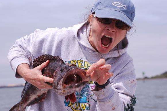 Marlene imitating ling cod
5/10/2008