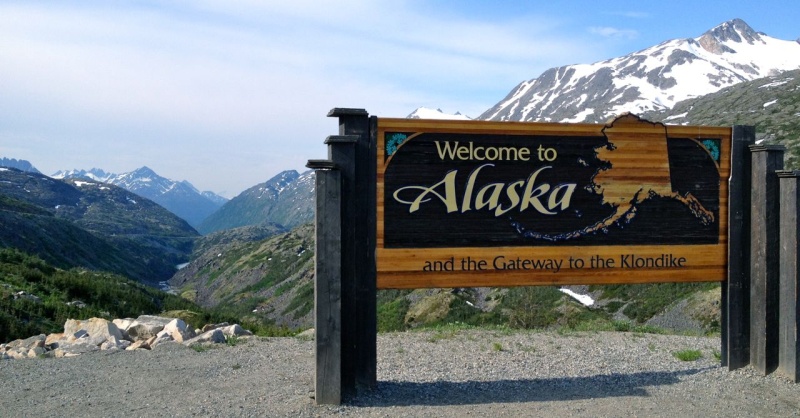 Mary has entered Alaska by cruise ship and by Cape Cruiser, but never by car until today