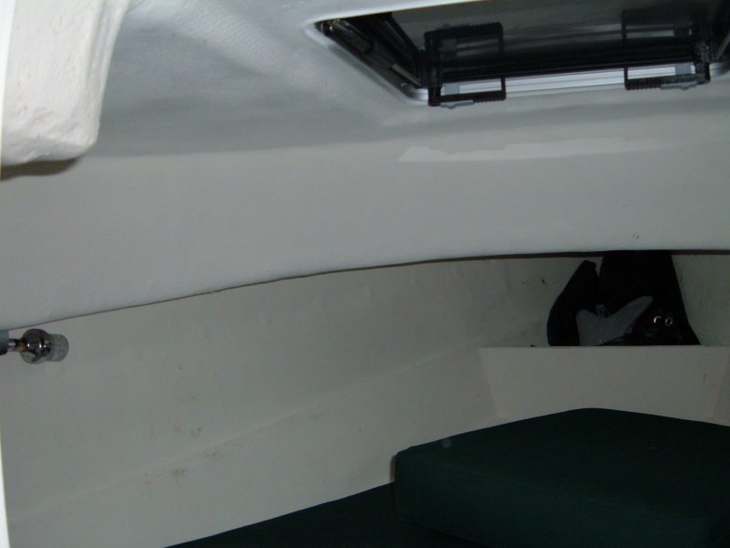 Mascoat in V-berth