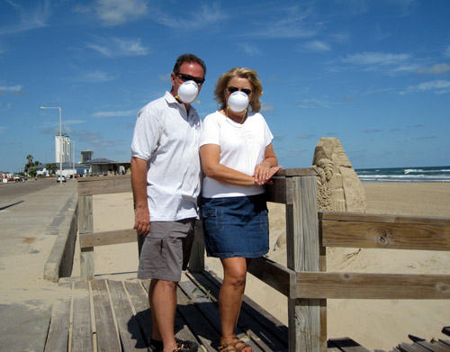 Masks to protect your breathing from the red tide