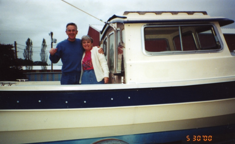 May 2000 - Joe & his cousin Pauline.