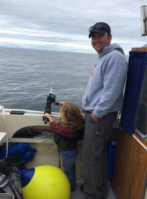 me and maddie fishing
