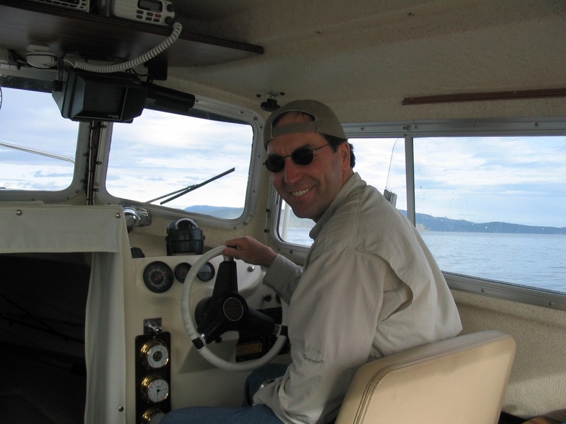 Me at the wheel