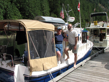 Met Mac and Linda onboard Island Ranger (formerly of Two Lucky Fish)